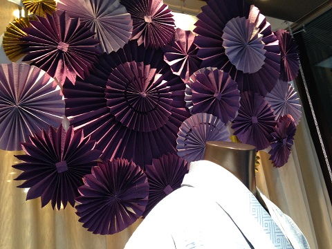 バックドロップ ペーパーフラワー