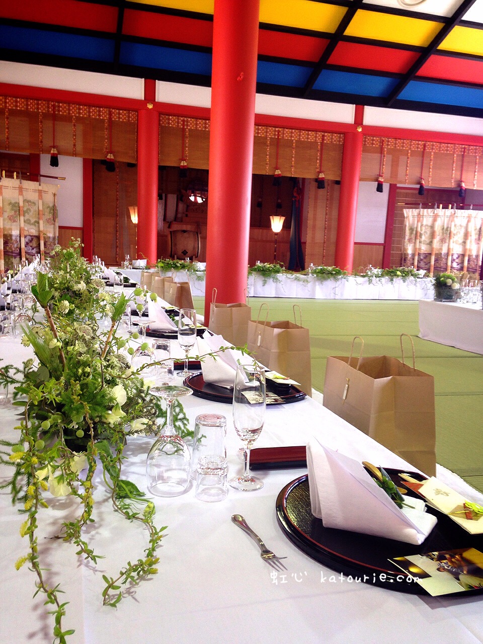 龍田大社　直会結婚式