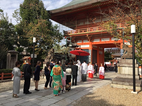 八坂神社　神前式
