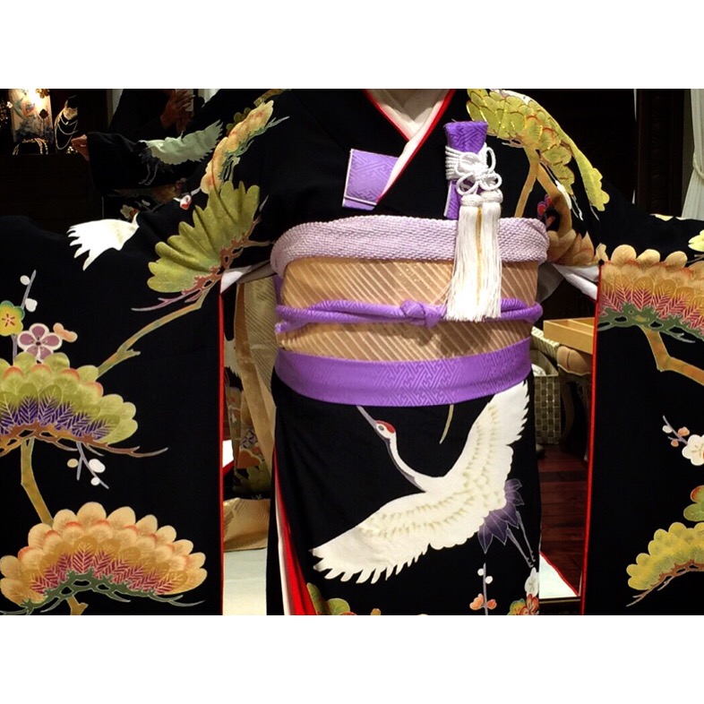 衣裳選び　引き振袖