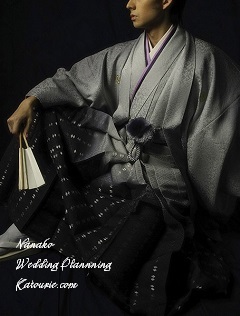 桂由美オリジナル紋付袴